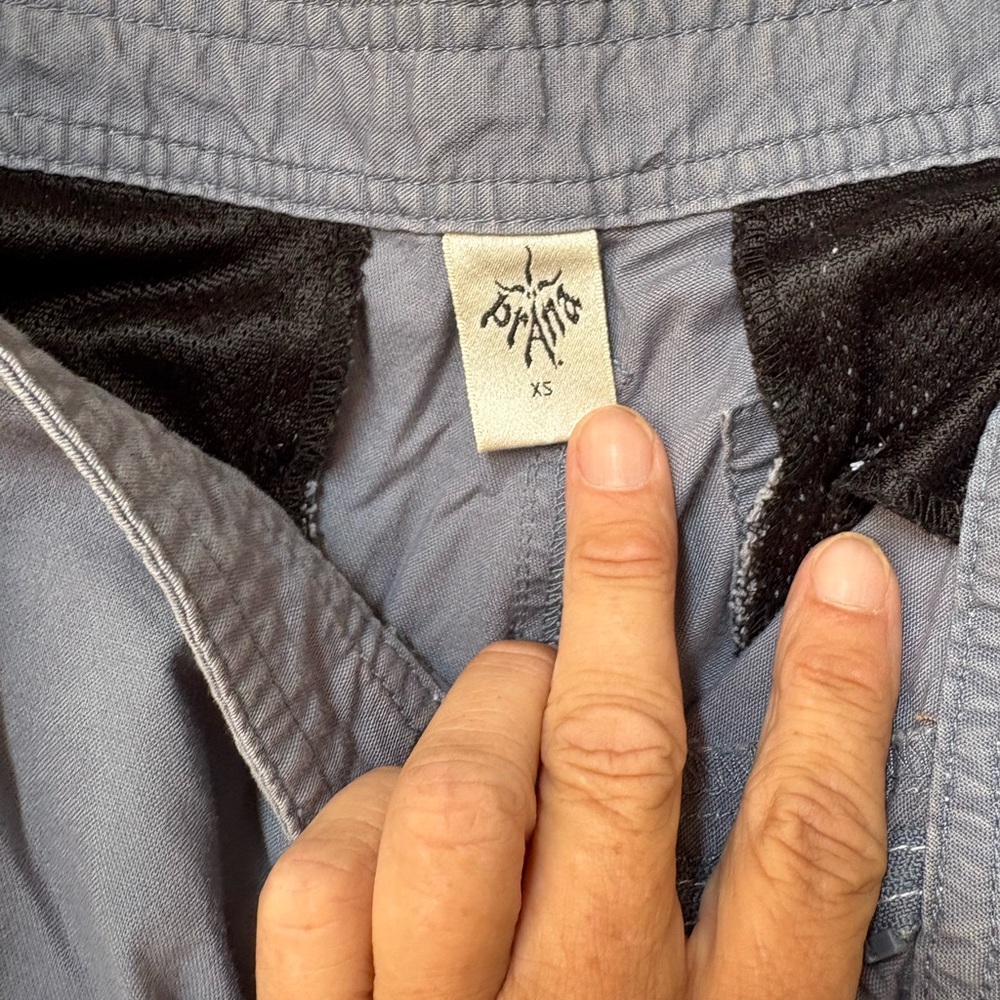 Prana Gray Pants with Button and Zipper